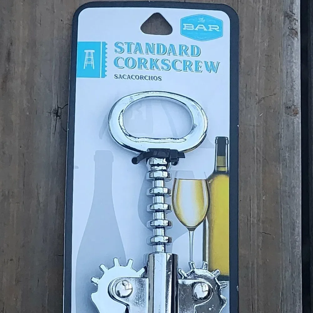 NWT The Bar Wine Bottle Opener Winged Corkscrew Professional Grade Heavy Duty